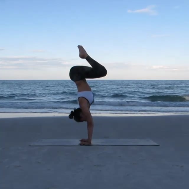 Bunny Hops Handstand Prep