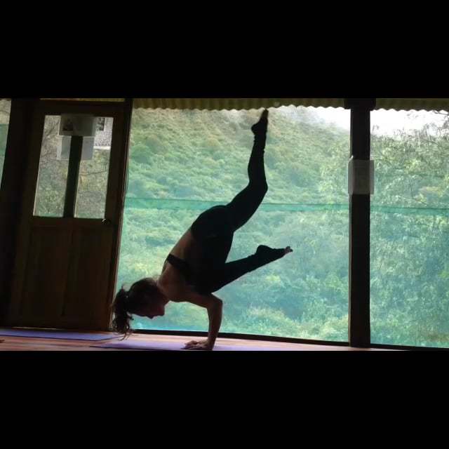 Crane, Lifted Half Crow, Low Plank