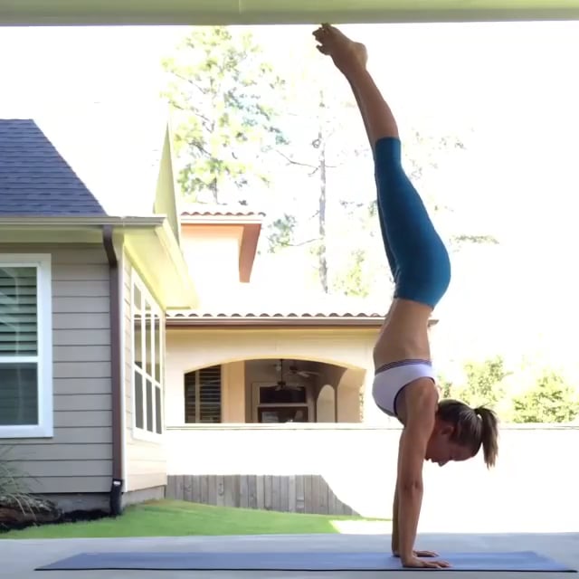 Bunny Hops Handstand Prep, Downward Facing Tree