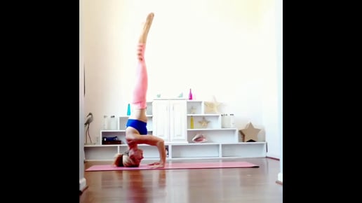 Tripod Headstand, Low Plank, Upward Facing Dog, Downward Facing Dog