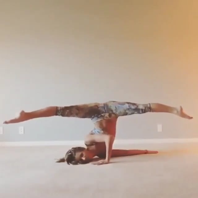 Supported Shoulder Stand, Shoulderstand Pose Wide Legs, Shoulderstand Pose Wide Legs Variations, Wide-Angle Seated Forward Bend, Upward Facing Dog, Downward Facing Dog