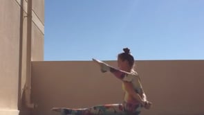 Seated Forward Bend, Seated Bird of Paradise Variation, Archer Variation