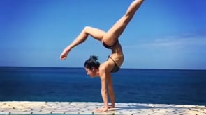 Forward Bend, Handstand Split Variation, Scorpion Variation