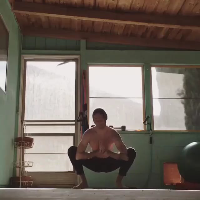 Garland, Chair Variation, Downward Facing Tree Variation, Crow, Firefly Variation, Seated Forward Bend