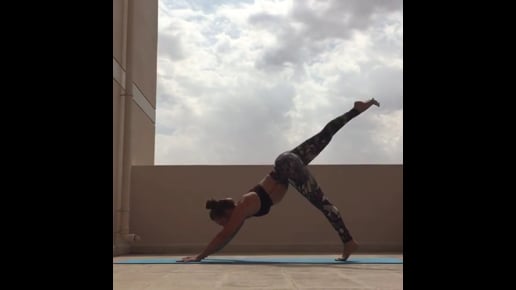 Cobra, Downward Facing Dog, One Legged Dog Variation, Upward Facing Dog