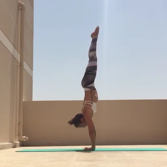 Supported Headstand, Supported Headstand Variation, Dolphin, Feathered Peacock, Standing Forward Bend Variation, Handstand or Downward Facing Tree