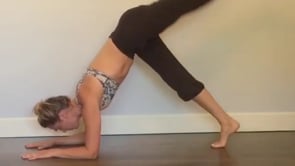 Downward Facing Dog, Dolphin, Plank Variation, Scorpion