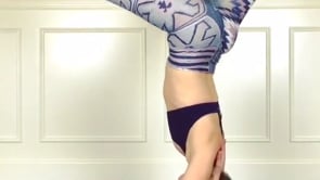 Straddle Split in Handstand Variation