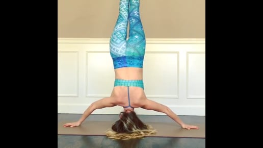 Headstand Variation, Headstand Split Variation, Wide Legged Forward Bend