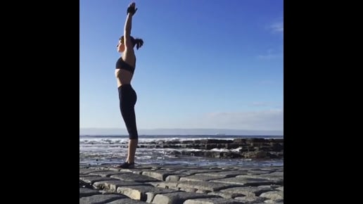 Upward Salute, Half Wheel, Wheel, Downward Facing Dog Variation, Downward Facing Tree Variation, Wheel Variation, Mountain Variation 