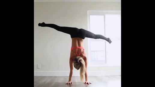 Big Toe, Half Handstand Variation, Monkey, Straddle Split in Handstand, Monkey Variation, Downward Facing Tree Variation