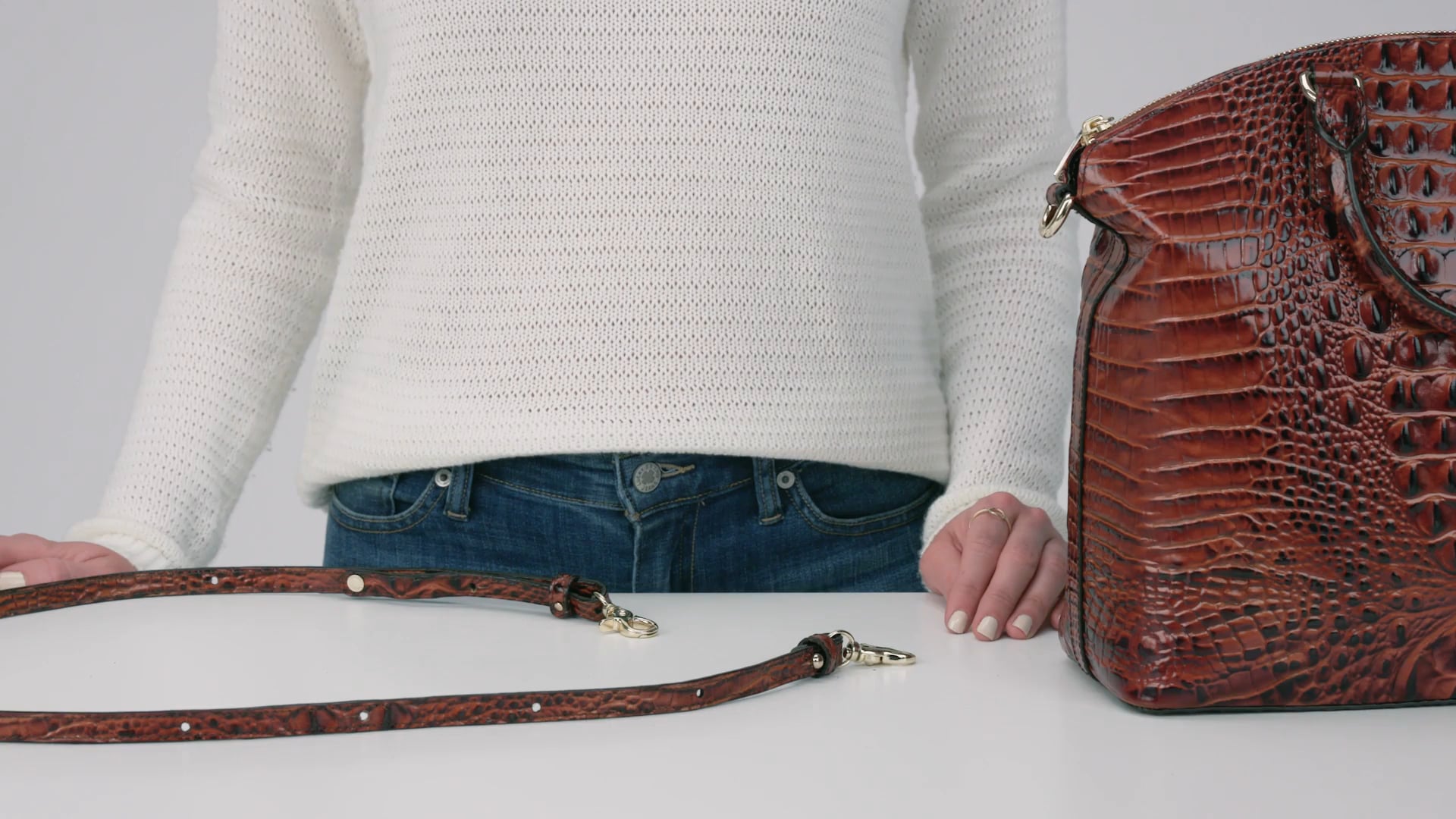 Brahmin Strap Adjustment Video on Vimeo