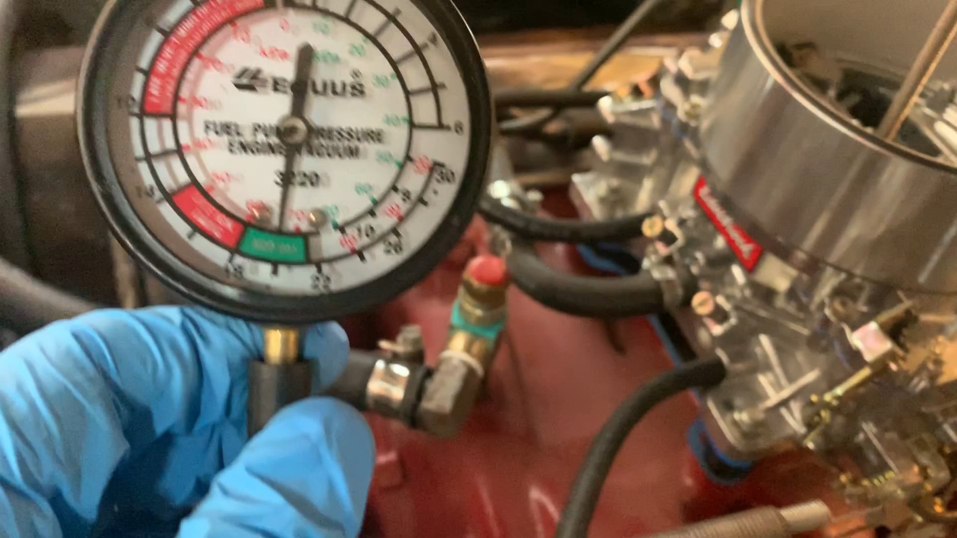 1955 Ford Fairlane 292 Y block Erratic Vacuum Gauge Reading on Vimeo