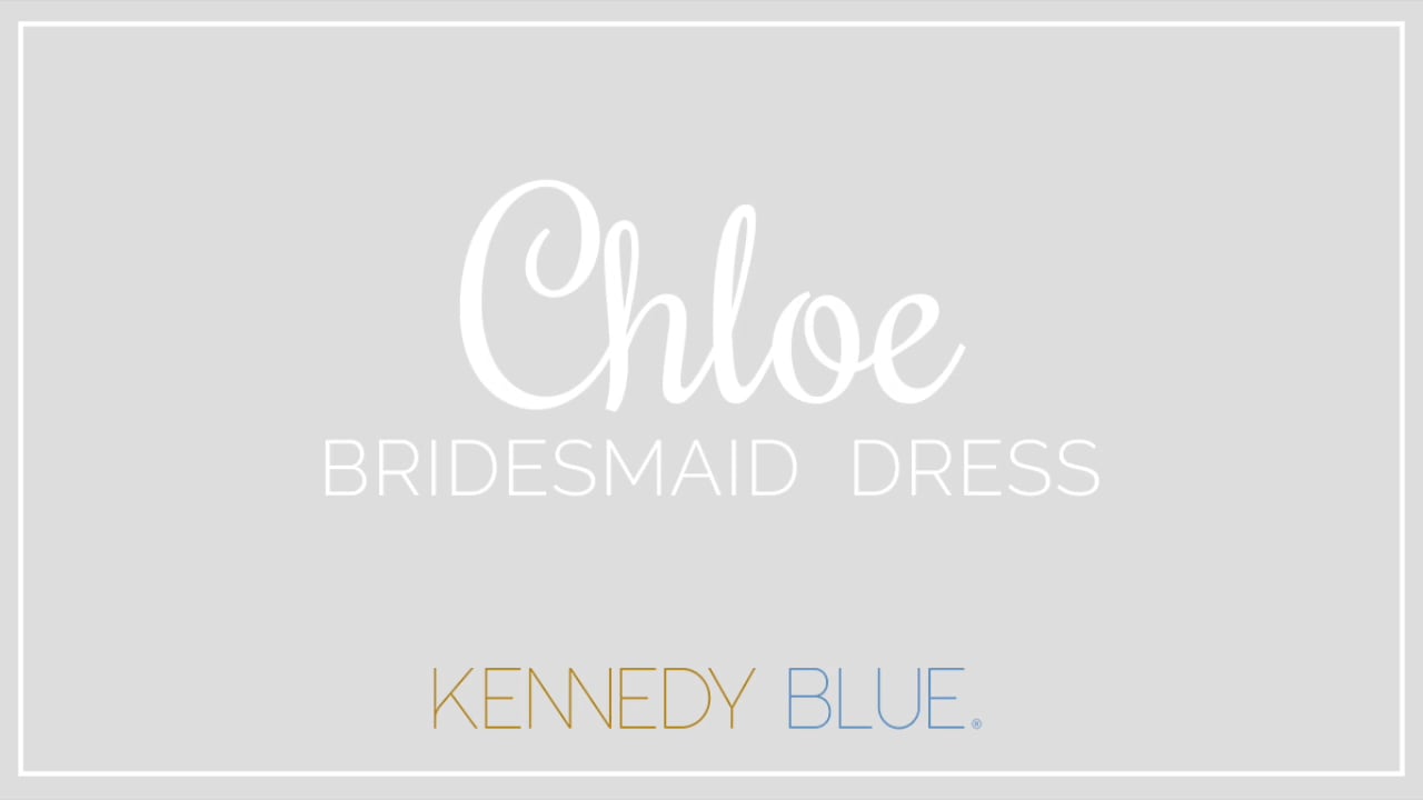 Kennedy Blue Chloe Bridesmaid Dress on Vimeo