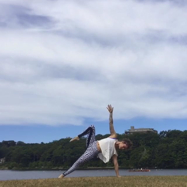 Downward Facing Dog, Upward Facing Dog, OneLegged Side Plank Variation, Wild Thing, Low Lunge Variation