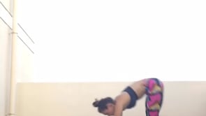 Downward Facing Tree, Straddle Split Pose in Handstand, Firefly