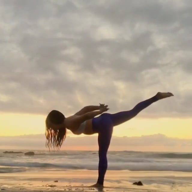 One Legged Stretched Out Scorpion, Standing Spli Variation