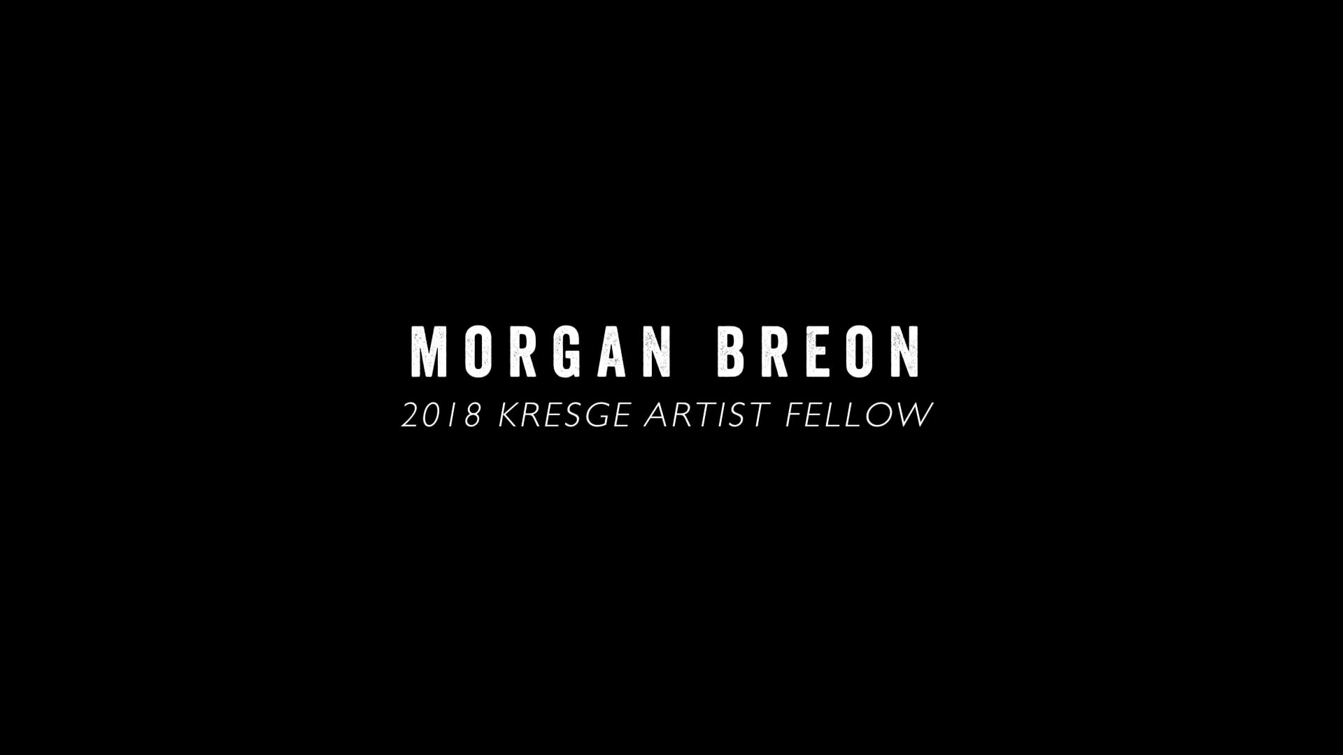 Morgan Breon | 2018 Kresge Artist Fellow