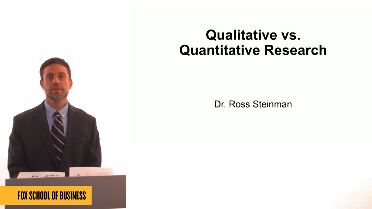 Qualitative vs. Quantitative Research