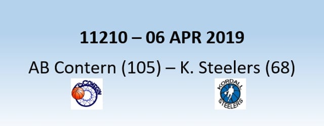 N1H 11210 AB Contern (105) - Kordall Steelers (68) 06/04/2019