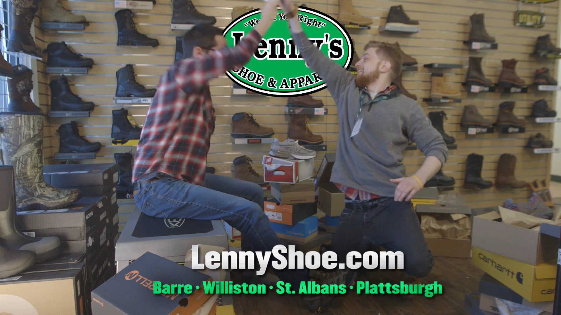 Lenny's Shoe & Apparel - Retail Locker Room :30 TV