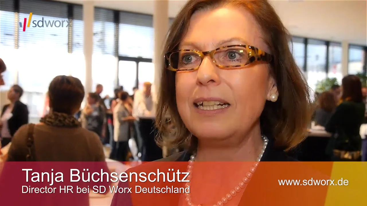 Videointerview mit Tanja B chsensch tz SD Worx Personaltagung Karrideo Imagefilm