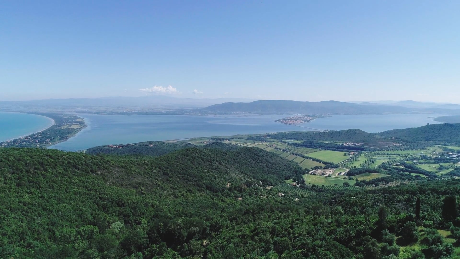 Aerial Maremma Tuscany - Argentario Golf Resort & Spa