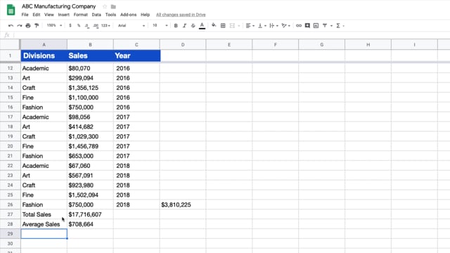 Make calculations in your spreadsheet with functions and formulas ...