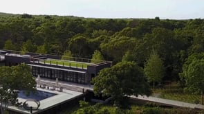 MODERN MODULAR Prefab Amagansett Addition - Drone Footage of Completed Project