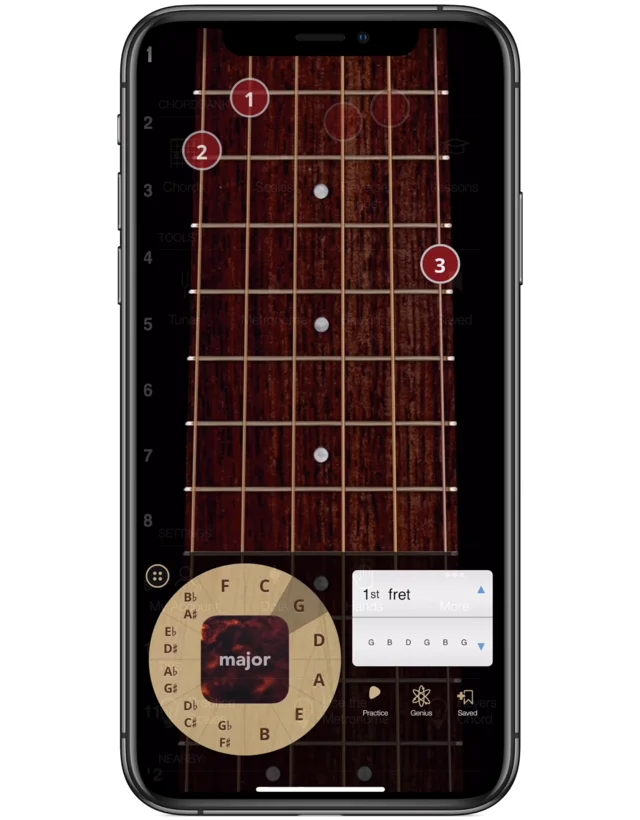 Guitar Reverse Chord Finder