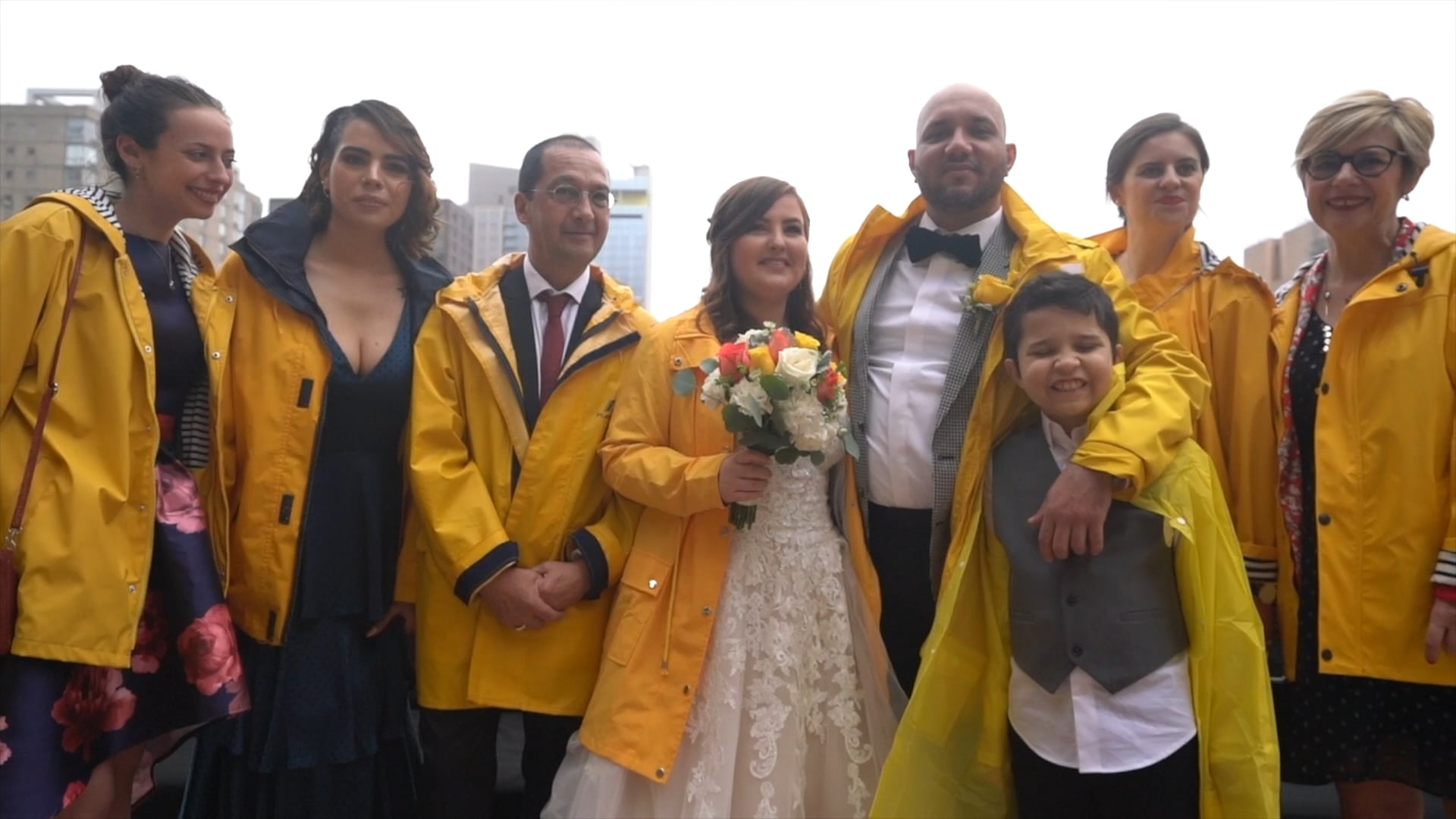 yellow jacket wedding trailer