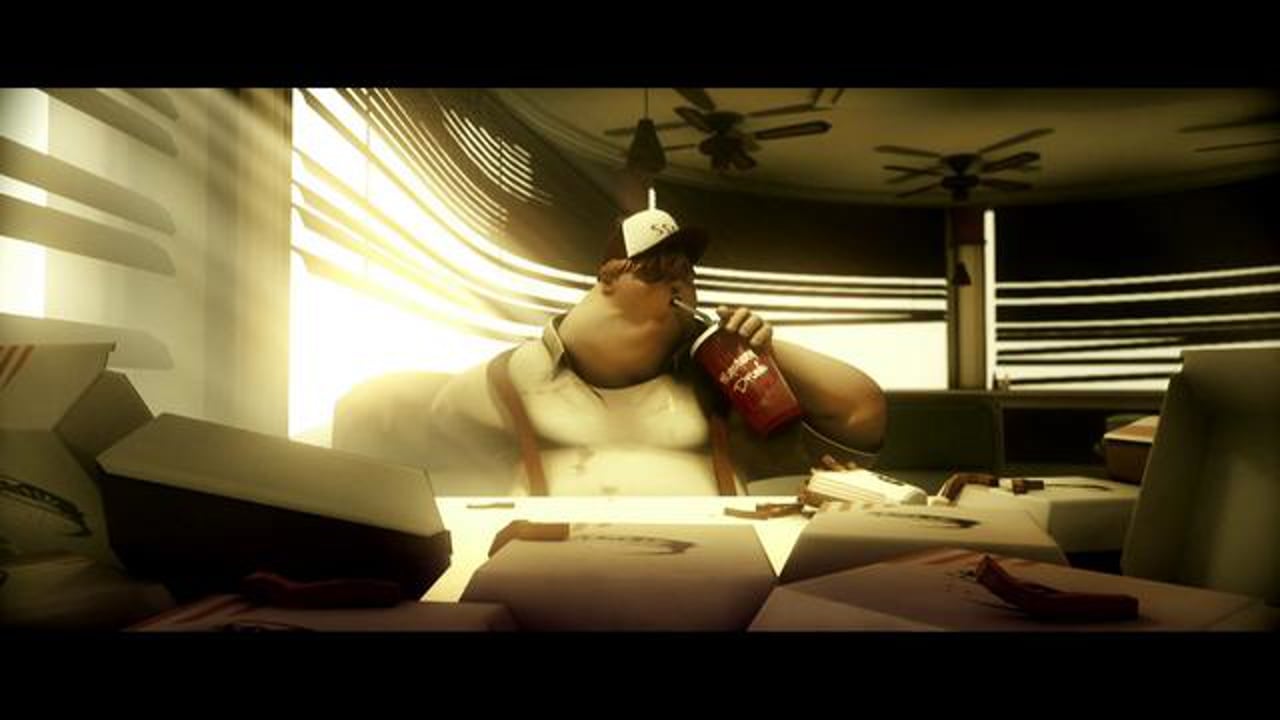 3d animation Hambuster