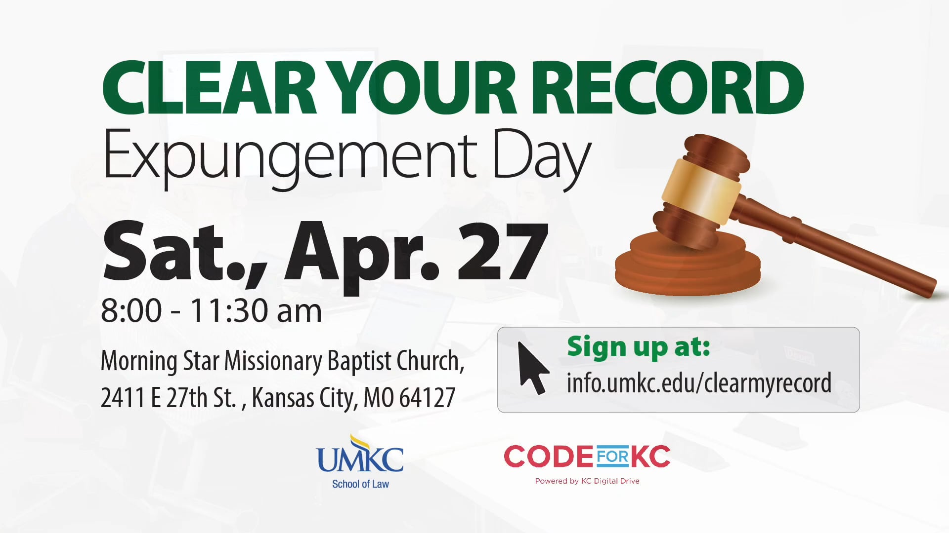 Expungement Day Planning on Vimeo