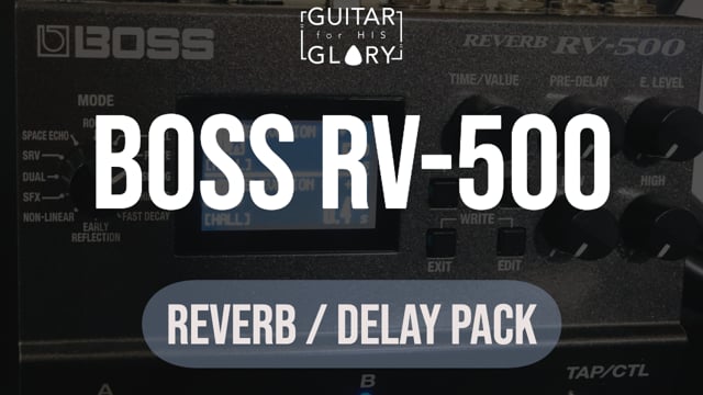 Boss RV-500 Reverb / Delay (17 Presets)