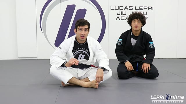 Closed Guard Sweep to Mount when Opponent Reacts