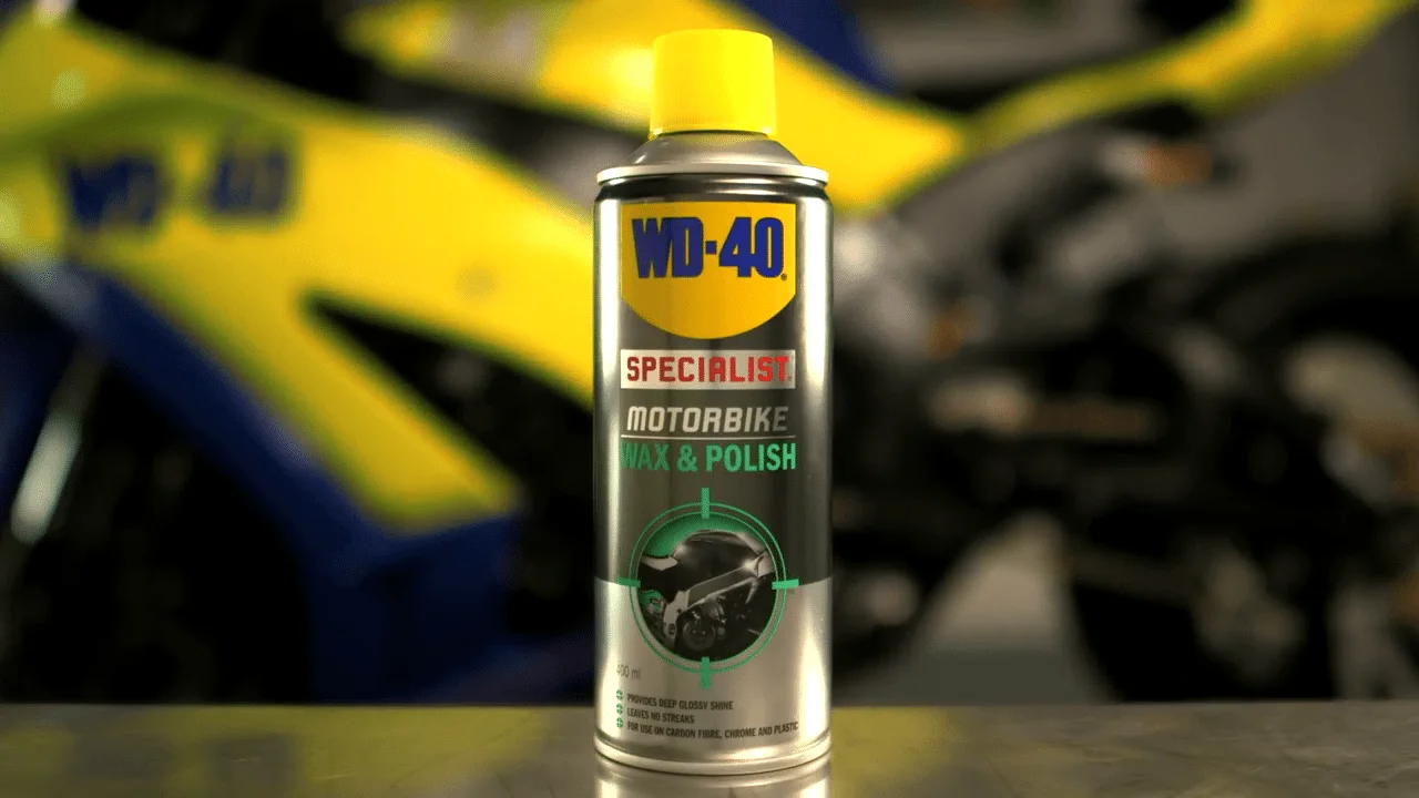 Wd-40 Huile WD-40 Specialist Cire & Polish Moto - Brillance Extrême Avec Cire De Carnauba - 400ml - Sans Traces Polish Carnauba Brillance