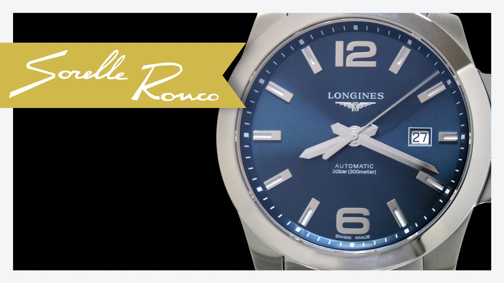 Longines Conquest 43mm Automatic Blue L37784966