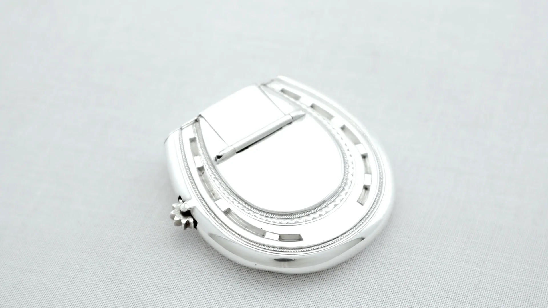 【ひろ】GLAD HAND & Co. SILVER VESTA CASE Antique Sterling Silver Vesta Case, Solid Silver Match Safe