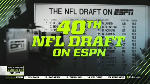 40 Years of the NFL Draft on ESPN on Vimeo