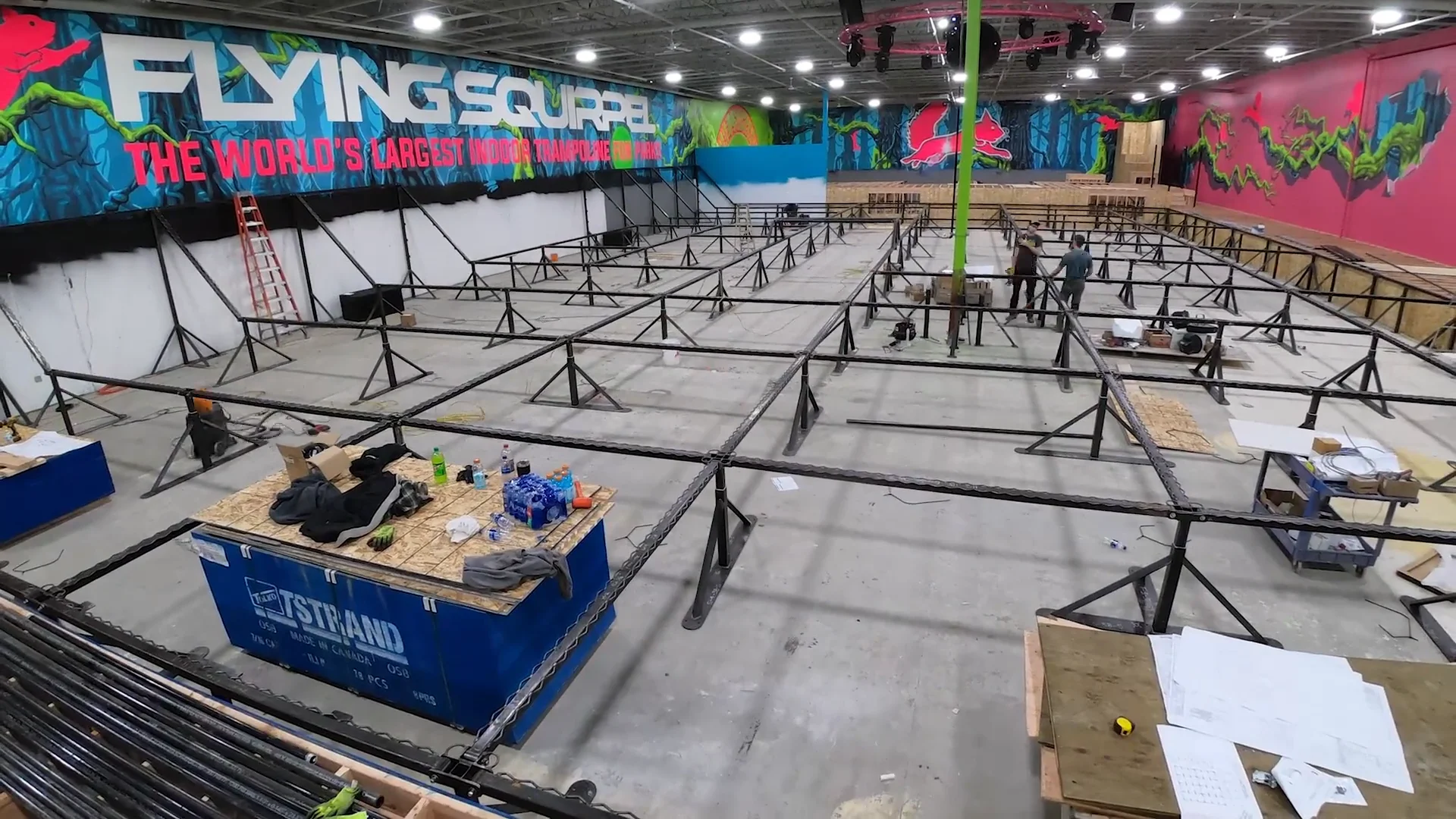 Shock Trampoline Parks Park Build Timelapse on Vimeo