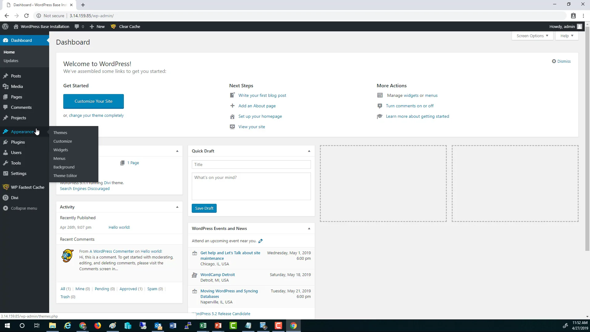 Accessing Your WordPress Website on Vimeo
