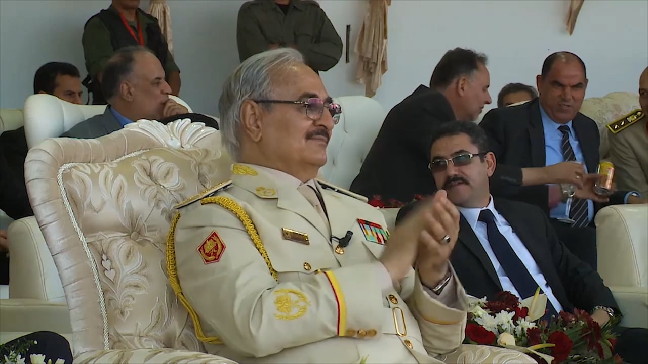 CGTN in Libya - April 2019 - Hiftar's Army