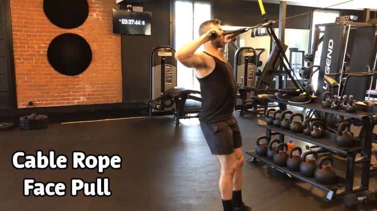 Cable Rope Face Pull on Vimeo
