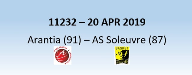 N1H 11232 Arantia Larochette (91) – AS Soleuvre (87) 20/04/2019