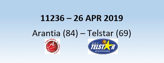 N1H 11236 Arantia Larochette (84) - Telstar Hesperange (69) 26/04/2019
