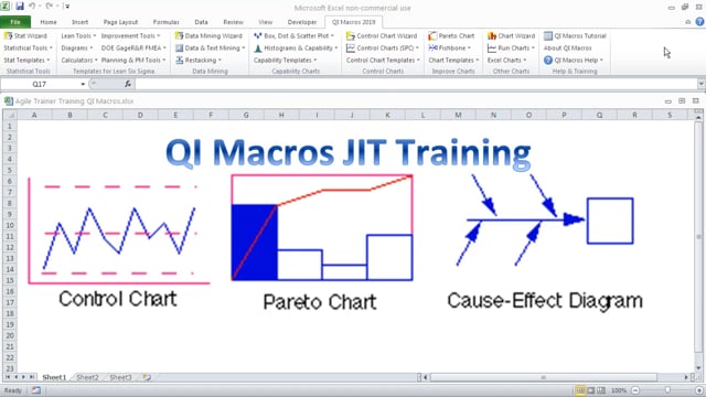 QI Macros Agile Just-In-Time Training