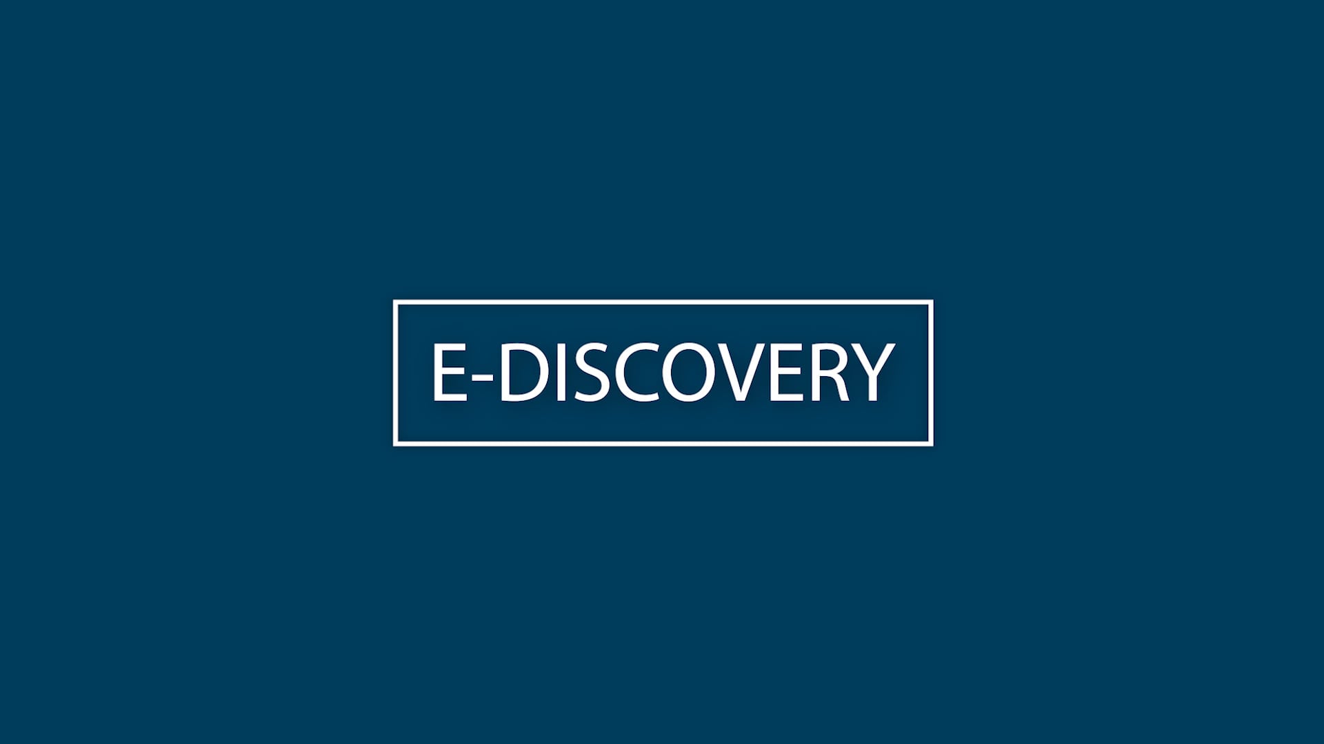 eDiscovery 101