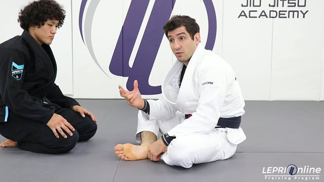Double Under Escape to Single Leg to Side Control