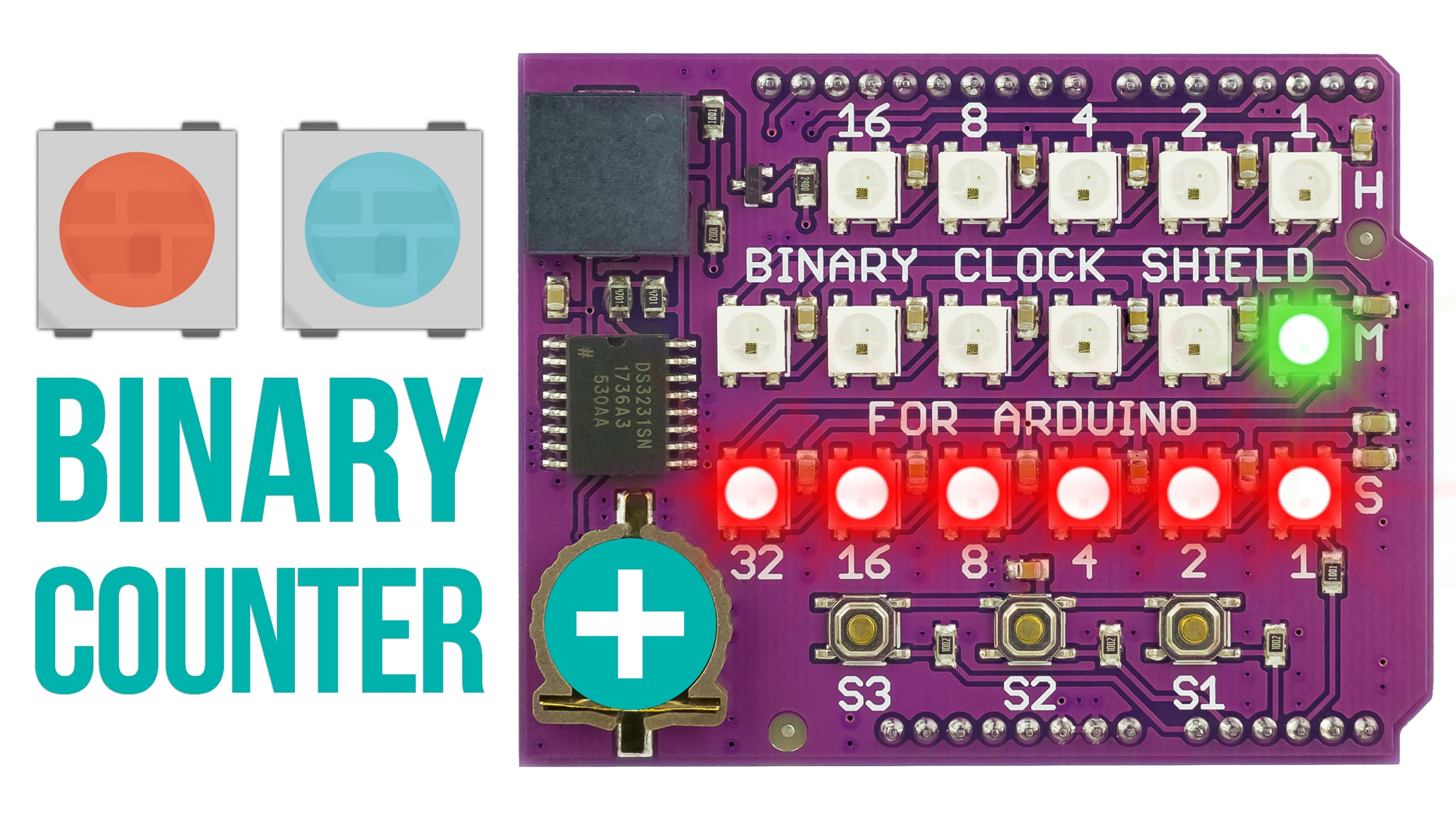 Binary Counter - Shield for Arduino | Videos & Movies on Vimeo