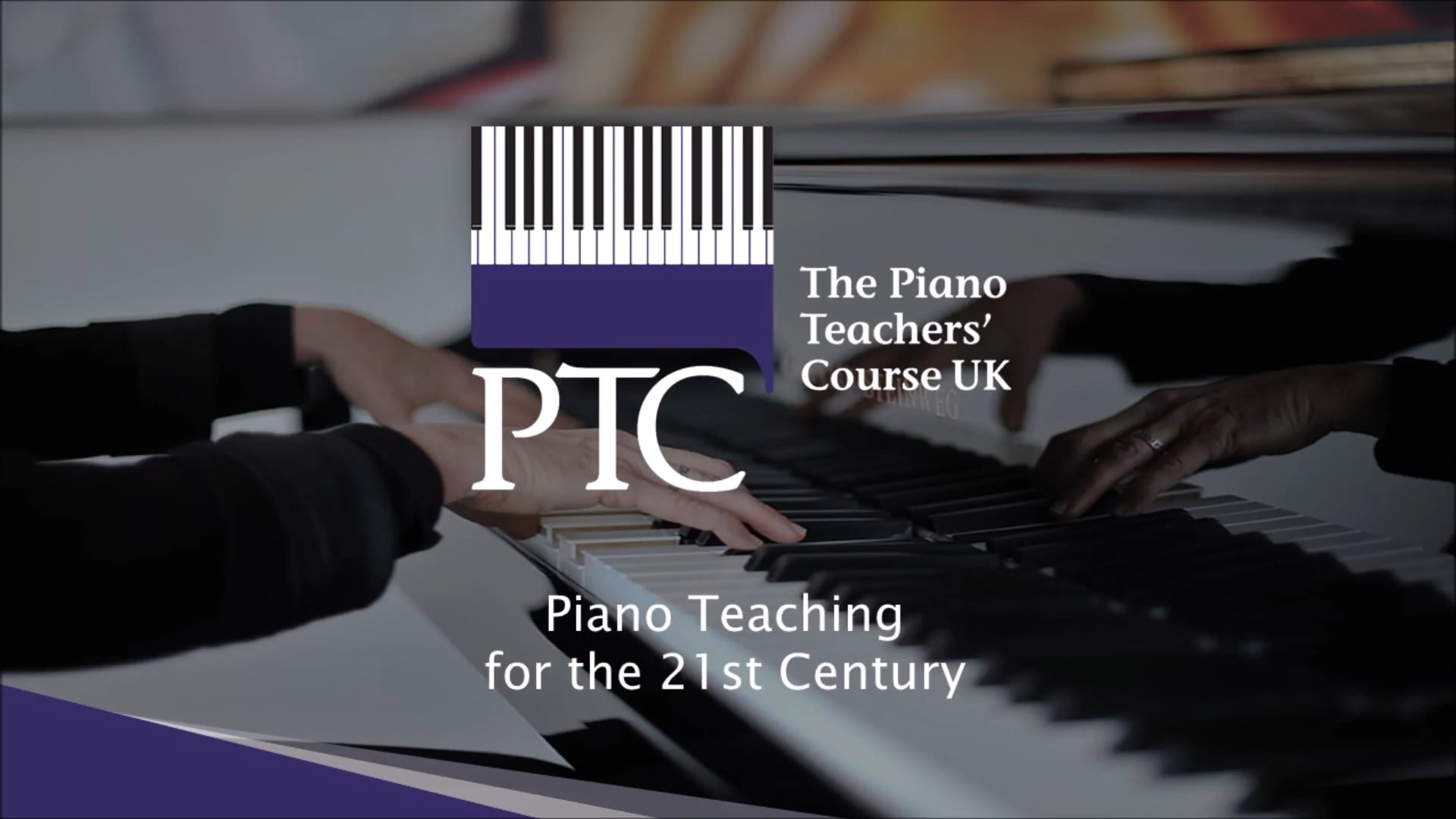 PTC - Piano Teaching for the 21st Century Intro & #1